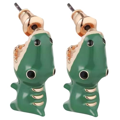 1 Paar Nette Tier Beißen Ohr Ohrring Mode Dinosaurier Hund Ohr Stud Kreative Schmuck für Frauen Mädchen SüßE Ohrringe Ohrringe Dinosaurier (G #1, One Size) von Kielsjajd