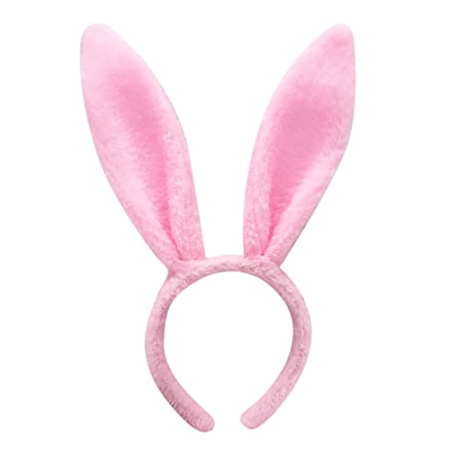 1 Stück Hasenohren Haarreif, Ostern Plüsch Hasenohren Stirnband Kaninchenohren Häschenohren Für Damen Herren Kinder Erwachsene Party Cosplay Kostüm Haarreifen Stirnband Haarschmuck (G, One Size) von Kielsjajd