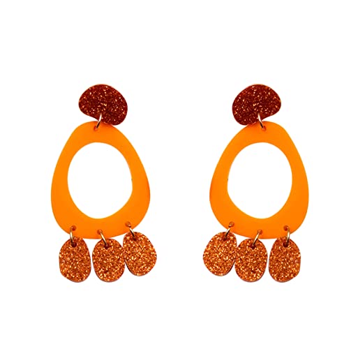 Acryl Ostern Ohrringe Osterhase Kaninchen Schmuck Ostern-Karotten-Ohrringe, niedliche Ohrringe, Karotten-Statement-Ohrringe, Mode, Ostern, Urlaub, Schmuck, Ohrringe Verschiedene (Orange, One Size) von Kielsjajd