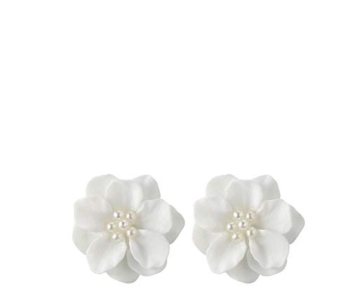 Ersatz Für Ohrringe Design Anhänger Blumenstrümpfe Modeohrringe Zierliche Ohrringe Für (White, One Size) von Kielsjajd