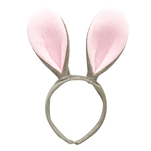 Haarreif Ostern Hasenohren Haarreif Kinder Erwachsene, Hasen Ohren Haarbänder Osterhasen Ohren Stirnband Ostereier Osterküken für Hasen Kostüm Halloween Karneval Kostüm Ostern Deko (A, One Size) von Kielsjajd