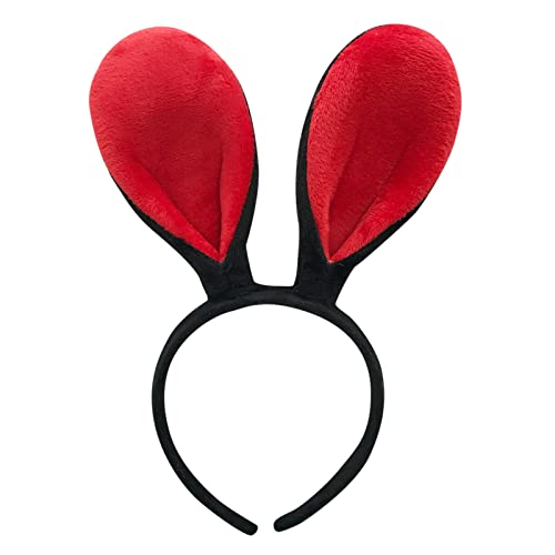 Haarreif Ostern Hasenohren Haarreif Kinder Erwachsene, Hasen Ohren Haarbänder Osterhasen Ohren Stirnband Ostereier Osterküken für Hasen Kostüm Halloween Karneval Kostüm Ostern Deko (D, One Size) von Kielsjajd