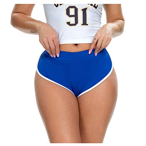 Kielsjajd Damen Mini Sport Kurze Hosen Tights Shorts- Laufshorts Fitness Yoga Leggings, Damen Kurze Leggings Booty Push-Up Leggins Kurz Lifting Kurze Sporthose Damen Weißer Yoga Fitness (A-014, S) von Kielsjajd