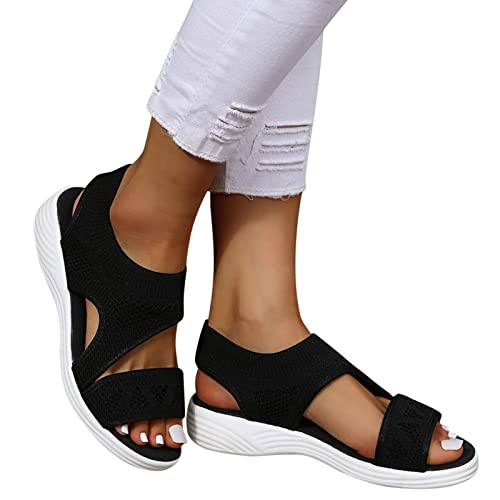 Kielsjajd Orthopädische Sandalen Damen Bequem Sommerschuhe Leichte Strick Wandersandalen Atmungsaktive Mesh Sport Sandalen Breite Füße Plateau Damensandalen Casual Elegant Offene Zehen Freizeitschuhe Kielsjajd Orthopädische Sandalen Damen Bequem Sommerschuhe Leichte Strick Wandersandalen Atmungsaktive Mesh Sport Sandalen Breite Füße Plateau Damensandalen Casual Elegant Offene Zehen Freizeitschuhe von Kielsjajd