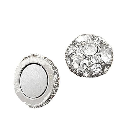 Ohrringe für Frauen, Ohrringe, Magnetologie-Ohrringe, Livelyease-Ohrringe, Magnetologie-Lymphvity-Ohrringe Ohrringe Mond Stern (Silver, One Size) von Kielsjajd