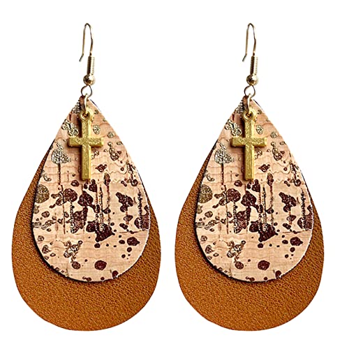 Ostern Ohrstecker Ostern Teardrop Haken Ohrringe Blumendruck Anhänger Elegante Ohrringe Damen Schmuck Echt Ohrringe Creolen (A, One Size) von Kielsjajd