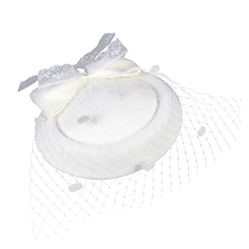 Schweißbänder Set Neon Kopfbekleidungsbänder Faschingshut Clip a Federn Party Headband a auf dem Haarreif Ring Tauchen (White, One Size) von Kielsjajd