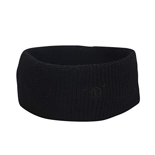 Silikon Haarband Männer Frauen D Brief elastischer gestrickter Kopf Brustband sweet Girls Sport Haarband Damen Kleidung Sommer Günstig (Black, One size) von Kielsjajd