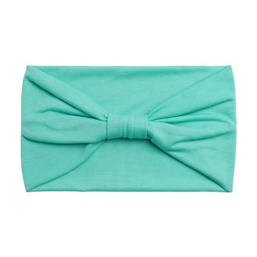 Stirnbänder für Frauen African Boho Wide Knotted Head Wraps Turbane Geschenke Für Sportler Männer Fahrrad (Mint Green, One Size) von Kielsjajd