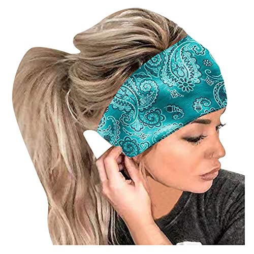 Tennis Tasche Drucken Haarbügel Frauen Wrap Haarreif Bandana elastisches Band Kopf Haarreif Fahrrad Outfit Herren Set (Green, One Size) von Kielsjajd