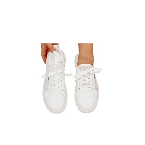 Trachten Sneaker Damen Weiss Dirndl Schuhe Weiß Spitzen Trachtenschuhe Mesh Atmungsaktive Turnschuhe Elegante Schuhe Freizeitschuhe Oktoberfest Sportschuhe Wanderschuhe Festliche Hochzeitsschuhe Trachten Sneaker Damen Weiss Dirndl Schuhe Weiß Spitzen Trachtenschuhe Mesh Atmungsaktive Turnschuhe Elegante Schuhe Freizeitschuhe Oktoberfest Sportschuhe Wanderschuhe Festliche Hochzeitsschuhe von Kielsjajd