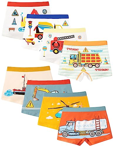 Kiench Jungen Boxershorts Baumwolle Unterwäsche 8er-Pack Feuerwehrfahrzeug & Flugzeug EU Größe 128-134/7-8 Jahre Etikett XL Kiench Jungen Boxershorts Baumwolle Unterwäsche 8er-Pack Feuerwehrfahrzeug & Flugzeug EU Größe 128-134/7-8 Jahre Etikett XL von Kiench