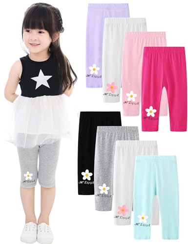 Kiench Mädchen Capri Leggings Kleinkinder Sommer Kurze 3/4 Capri-Hosen Shorts 8er-Pack Blumenmuster EU Gr. 86-92/18-24 Monate Etikett 100 Kiench Mädchen Capri Leggings Kleinkinder Sommer Kurze 3/4 Capri-Hosen Shorts 8er-Pack Blumenmuster EU Gr. 86-92/18-24 Monate Etikett 100 von Kiench