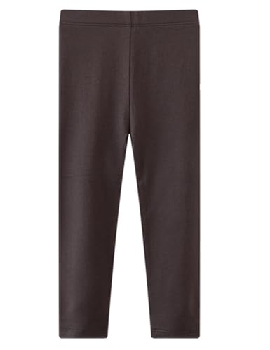 Kiench Mädchen Leggings Baumwolle Lang Hosen Basic Uni Farbe Braun EU Größe 104-110/3-4 Jahre von Kiench