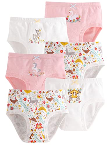 Kiench Mädchen Slips Unterwäsche Reine Baumwolle 6er-Pack Hirsch EU Größe 146-152/10-11 Jahre Etikett 150 von Kiench