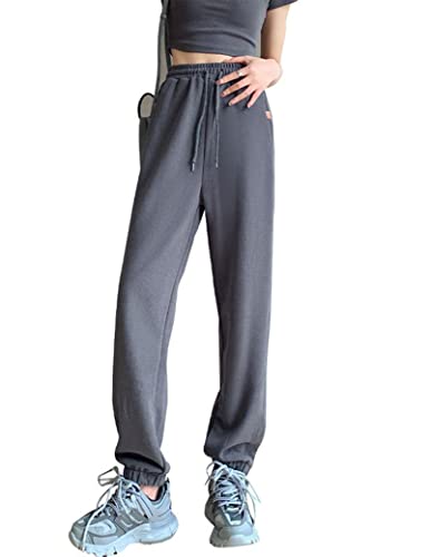 Kiench Teenager Mädchen Jogginghose Baumwolle Sweathose Sporthose mit Taschen Dunkelgrau EU Größe 140-146/8-9 Jahre Kiench Teenager Mädchen Jogginghose Baumwolle Sweathose Sporthose mit Taschen Dunkelgrau EU Größe 140-146/8-9 Jahre von Kiench