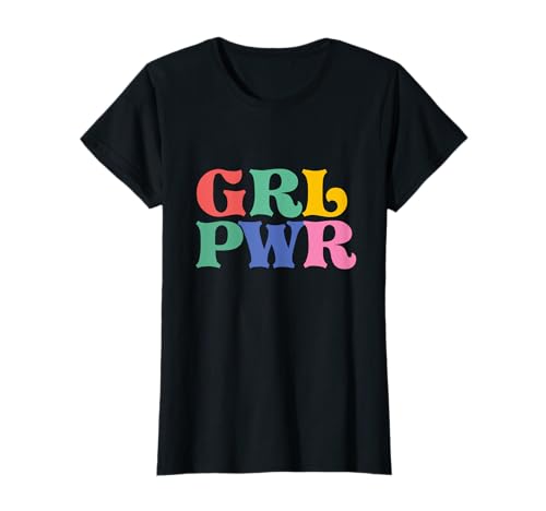Girl Power GRL PWR als Geschenk für Mädchen weiblich Girls T-Shirt von Kieselchen