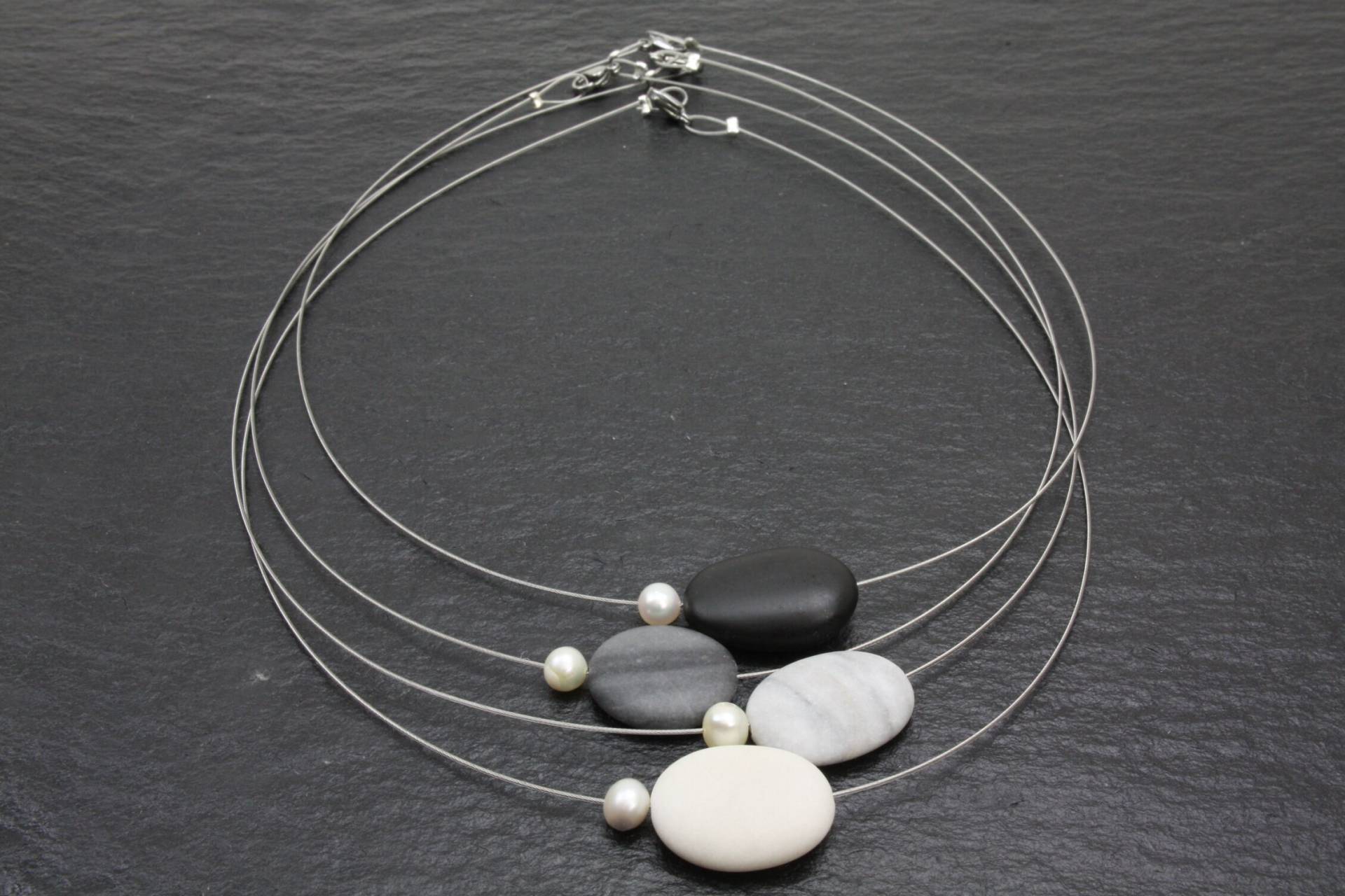 Collier "strandperle" Collier "strandperle" von Kieselschmuck
