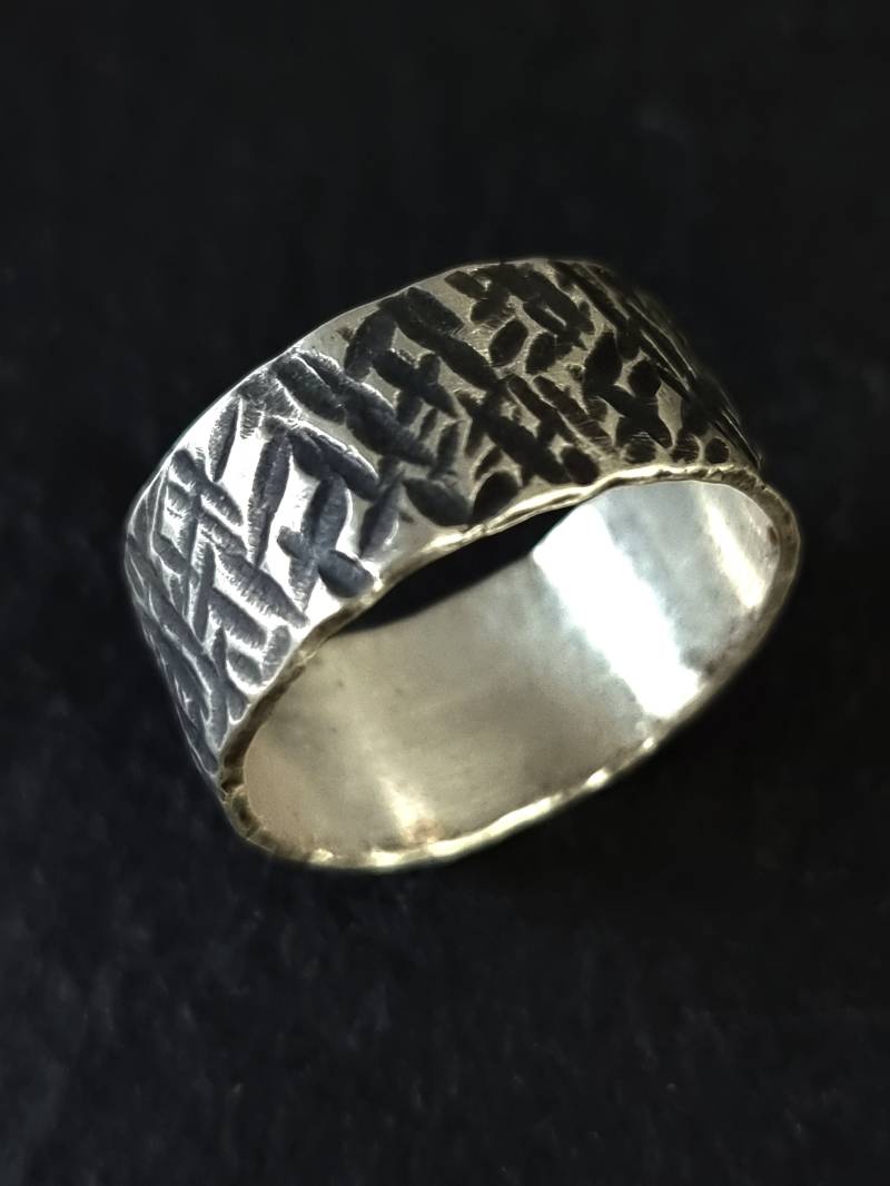 Herrenring Tyr Silberring Geschwärzt Unisex Herrenring Tyr Silberring Geschwärzt Unisex von Kieselschmuck