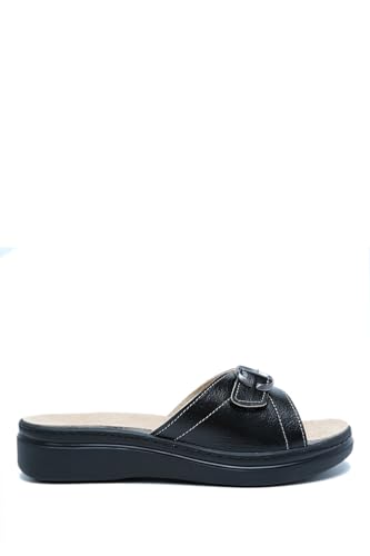 Kifidis Italy Anatomic K61 Leather Lederschuhe Sandalen Sandalette Clog Pantolette Komfortschuhe Hausschuhe, Damen, Schwarz, EU 39 Kifidis Italy Anatomic K61 Leather Lederschuhe Sandalen Sandalette Clog Pantolette Komfortschuhe Hausschuhe, Damen, Schwarz, EU 39 von Kifidis