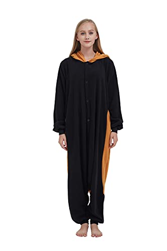 Kigurumi Waschbär Erwachsene Tierkostüm Ganzkörper Onesies Pjamas Karneval Kostüm Fasching Halloween Weihnachtskostüm Herren Damen Kleider von Kigurumi
