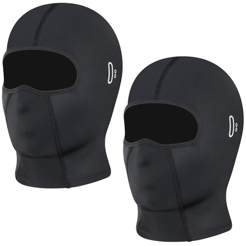 Kiiwah 2 Stücke Sturmhaube Motorrad, Skimaske Herren Damen Winddicht Balaclava, Sturmmaske Winter Fahrrad Sturmhaube UV-Schutz für Outdoor Sports von Kiiwah