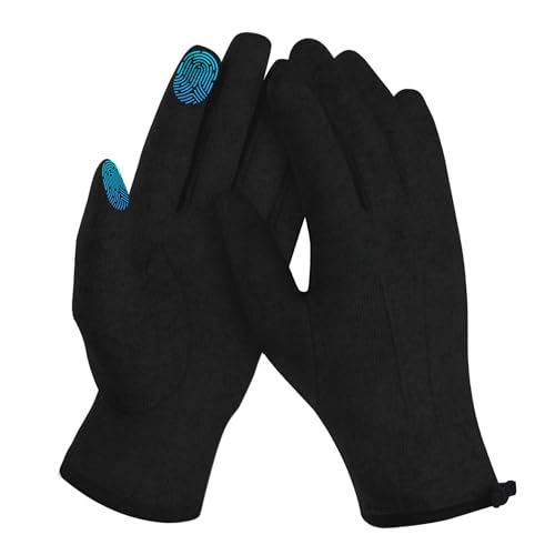 Kiiwah Damen Winter Touchscreen Handschuhe, Warme Handschuhe mit Fleece, Touchscreen mit Herz Finger Print Thermohandschuhe Damen und Frauen von Kiiwah