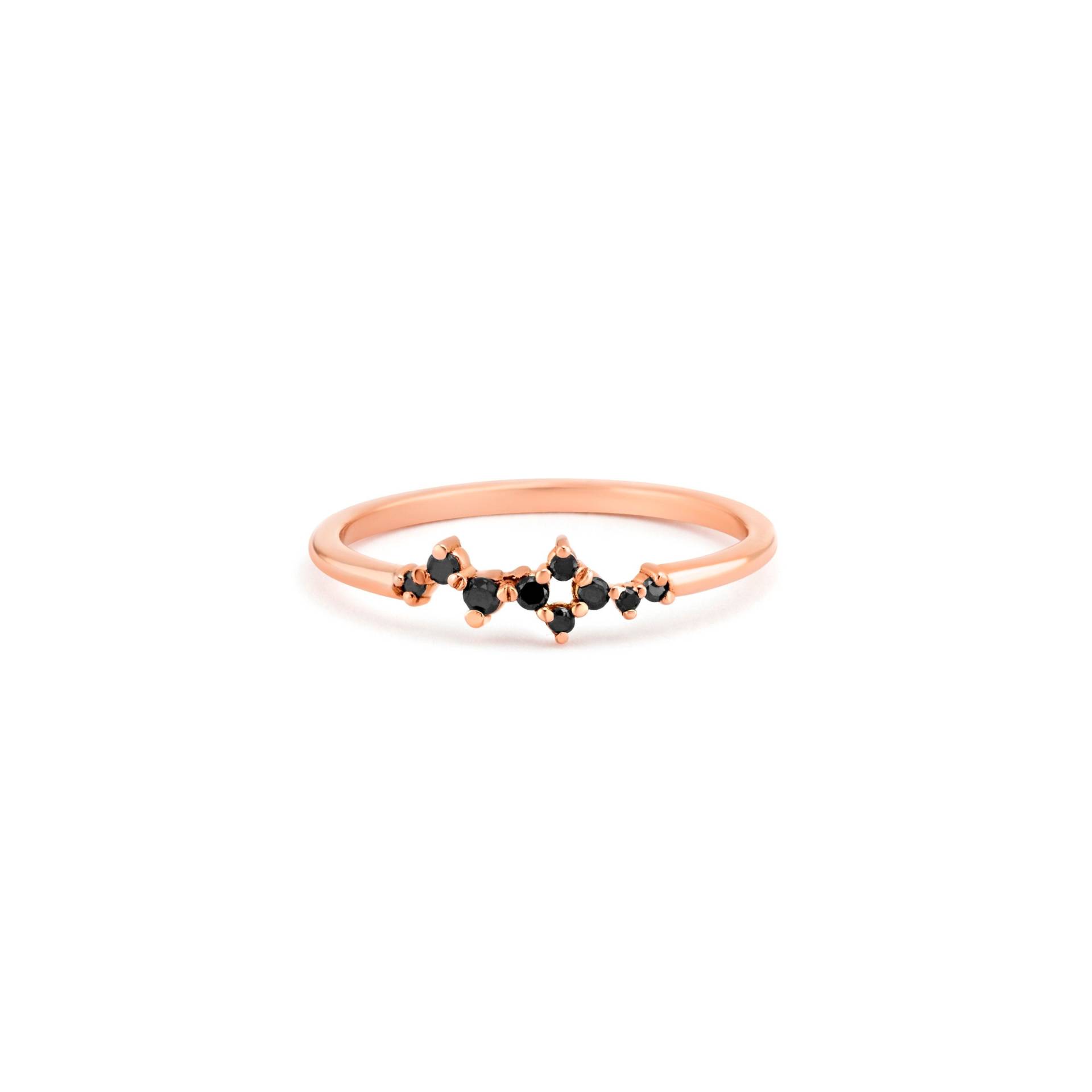 Eloise. Diamant Cluster Ring, Muttertagsgeschenk-Geschenk Für Sie - Valentinsgeschenk von KikiJanine