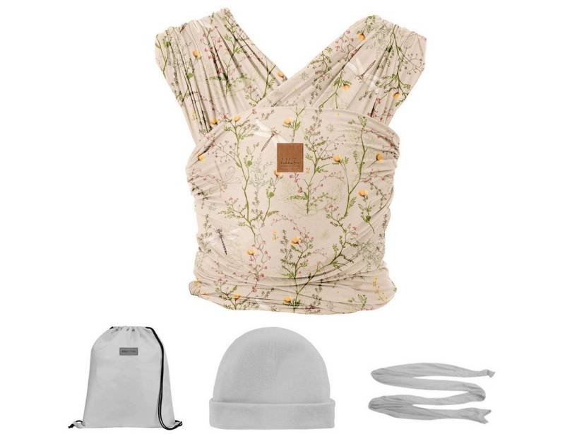 Kikkaboo Babytrage Tragehilfe Isla Tragetuch, Babymütze Aufbewahrungstasche Universalgröße von Kikkaboo