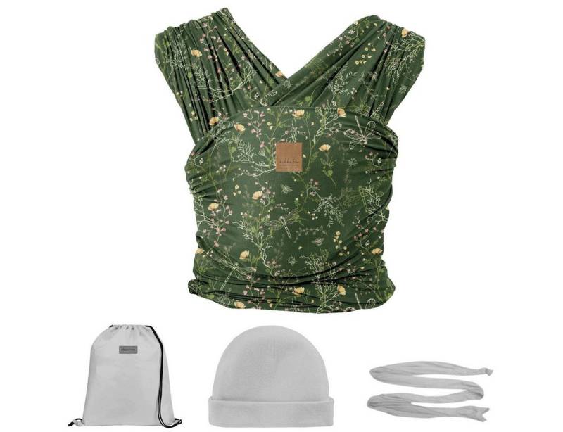 Kikkaboo Babytrage Tragehilfe Isla Tragetuch, Babymütze Aufbewahrungstasche Universalgröße von Kikkaboo