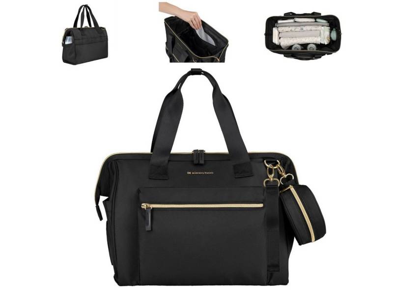 Kikkaboo Wickeltasche Tasche Maxi Wickelunterlage (1-tlg), kleine Tasche, Reißverschluss von Kikkaboo