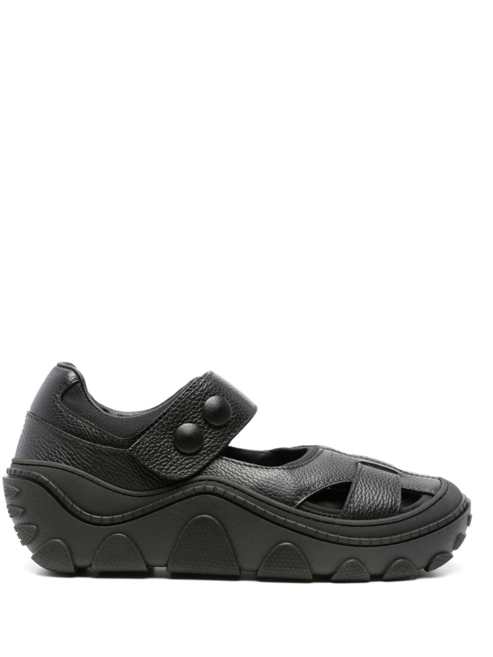 Kiko Kostadinov Tonkin Sandalen aus Leder - Schwarz von Kiko Kostadinov