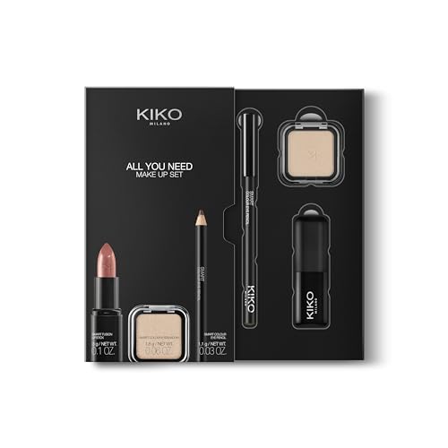 KIKO Milano All You Need Make Up Set, Make-Up-Set Mit Lippenstift, Lidschatten Und Augenkonturenstift von KIKO Milano