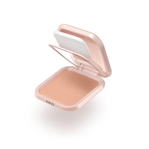 KIKO Milano Skin Lover Refining Face Powder Foundation 06, Feuchtigkeitsspendende, Vereinheitlichende Kompaktpuder-Foundation von Kiko Milano