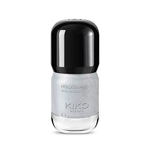 Kiko Make Up Milano Holographic Nail lacquer Nagellack Nr. 001 Silver Inhalt: 10ml Nail Polish Nagellack. von Kiko Milano