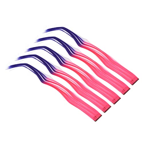 10 Stück Bunte Haarverlängerung Glitzer Haarverlängerungen Regenbogen Party Highlights Cosplay Haarteile Glitzer Haarteile Lametta Bling Haarteile für Frauen Mädchen Party von Kikumi