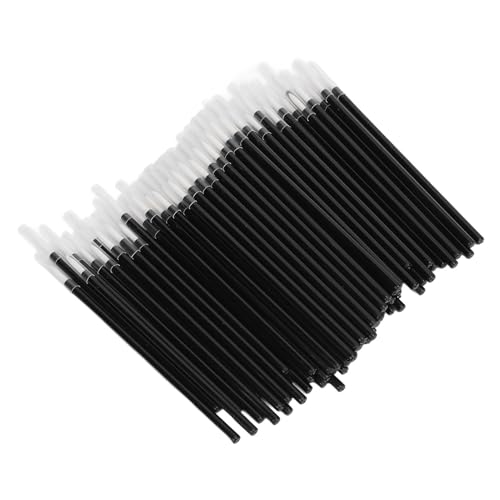 100 Stück Schwarze Pinsel, Applikator, Kosmetische Augenstäbe, Make-up-Werkzeug mit Behälter für Eyeliner, Lipliner 100 Stück Schwarze Pinsel, Applikator, Kosmetische Augenstäbe, Make-up-Werkzeug mit Behälter für Eyeliner, Lipliner von Kikumi