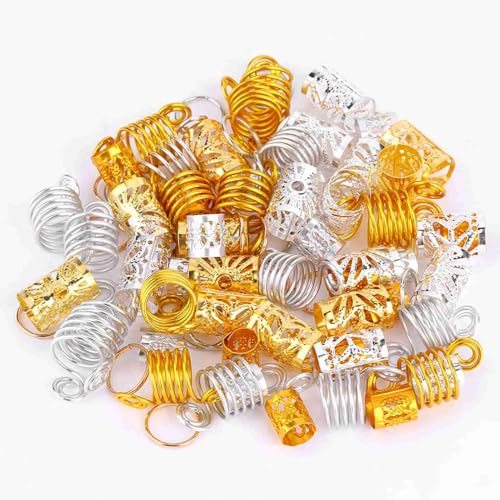 Braid Rgs 10×8×3 90 Stück Haargeflecht Dreadlock Dreilagige Haarspangen Dekoration für Frauen Mädchen von Kikumi