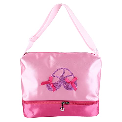 Kikumi Mädchen Ballett Handtasche Ballerina Ballett Pailletten Tanz Umhängetasche, Standard von Kikumi
