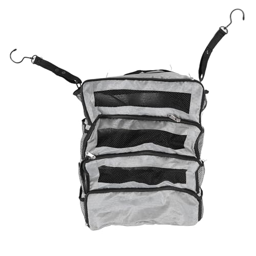 Koffer Organizer Faltbare Tragbare Fahrt Bag -Gepäckkomprimierung Hängende Verpackungswürfel (Grau) von Kikumi