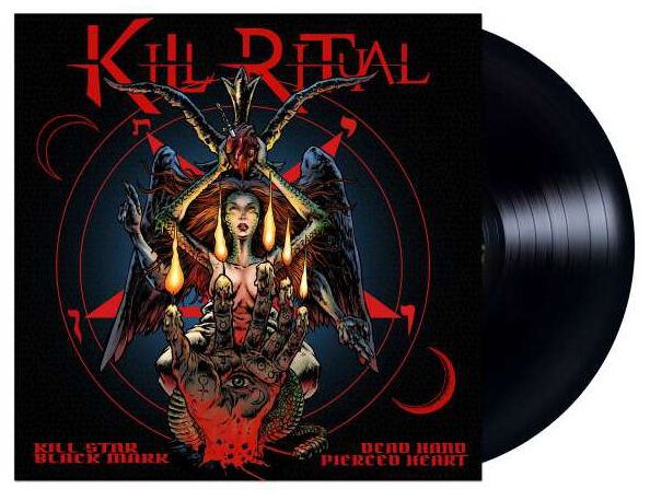 Kill Ritual Kill star black mark dead hand pierced heart LP schwarz von Kill Ritual