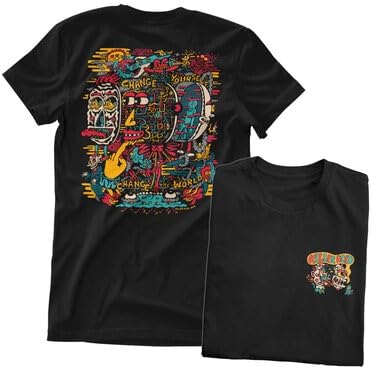 Killer Acid Offizielles Lizenzprodukt Change Yourself Herren-T-Shirt (Schwarz), Large von Killer Acid