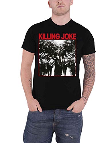 Killing Joke Herren T-Shirt Schwarz Schwarz Gr. X-Large, Schwarz von Killing Joke