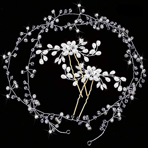 Haardraht Hochzeit Haarschmuck Haardraht Perlen Strass Brautschmuck Braut,Brautschmuck Hochzeit Stirnband 3 Stück Kristall Ranke für Frauen Mädchen auf Hochzeit Party oder Casual Haardraht Hochzeit Haarschmuck Haardraht Perlen Strass Brautschmuck Braut,Brautschmuck Hochzeit Stirnband 3 Stück Kristall Ranke für Frauen Mädchen auf Hochzeit Party oder Casual von Killow