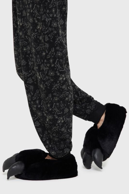 Killstar Beastly Slippers Hausschuh schwarz in EU 37-40 von Killstar