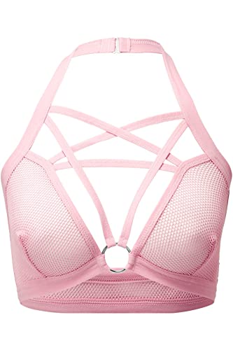 Killstar Büstenhalter - Possess Me Pastel Pink (XXL) von Killstar