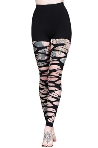 Killstar Carved Up Slashed Tights von Killstar