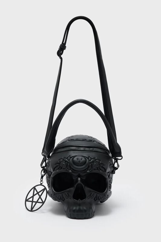 Killstar Contact The Dead Skull Handtasche schwarz von Killstar