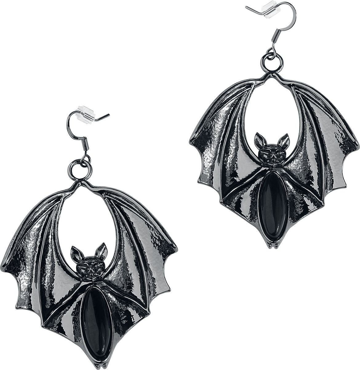 Killstar Eye Bat Skull Barrette Ohrhänger schwarz von Killstar