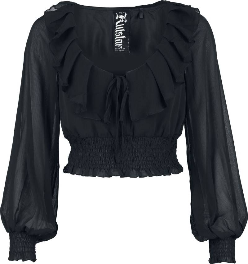 Killstar - Gothic Bluse - Forest Fable - Duskwillow Blouse - XS bis 4XL - für Damen - Größe M - schwarz von Killstar